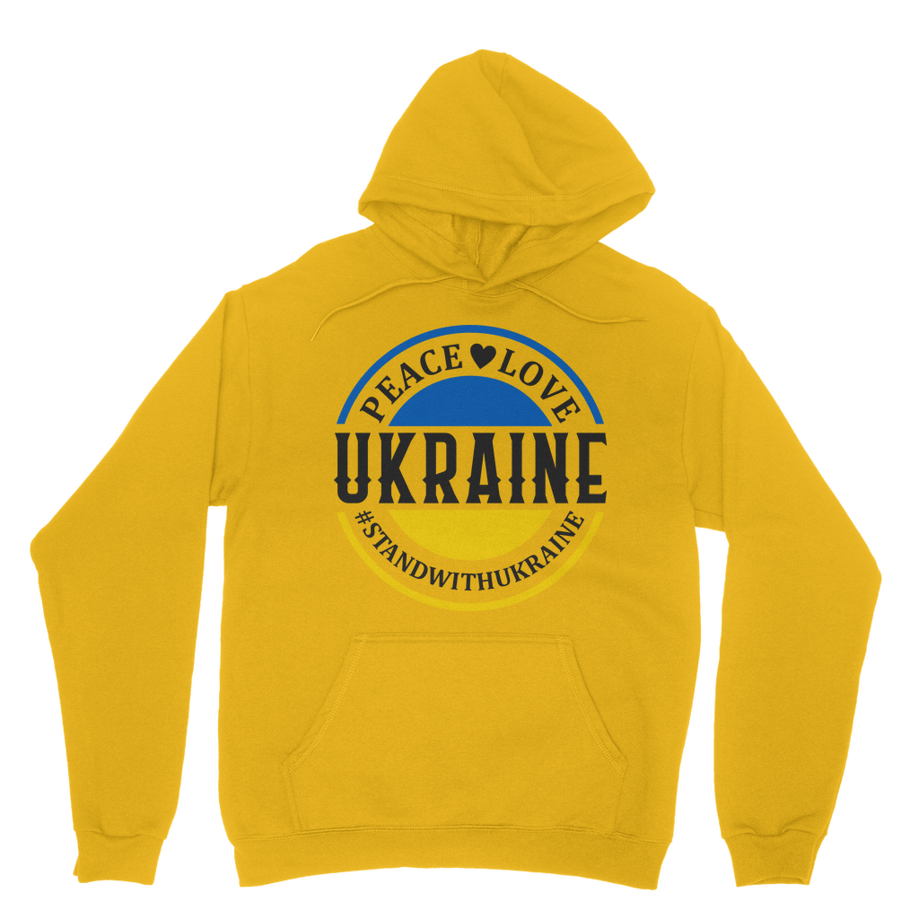 STAND WITH UKRAINE Classic Adult Hoodie - DirectlyPersonalised
