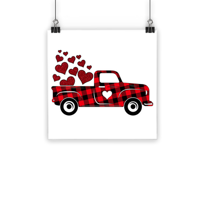 Love Truck Classic Poster - DirectlyPersonalised