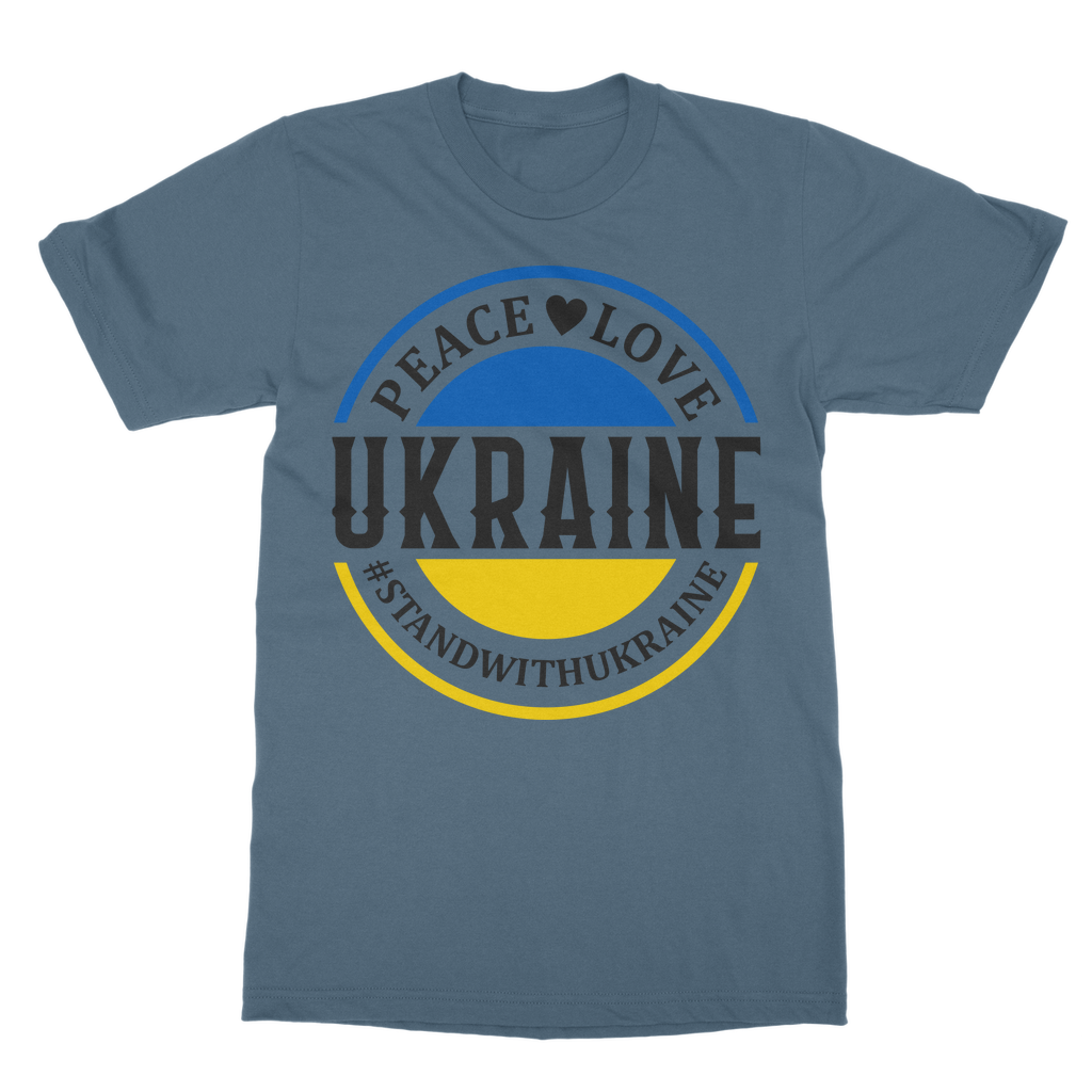 STAND WITH UKRAINE Classic Adult T-Shirt - DirectlyPersonalised