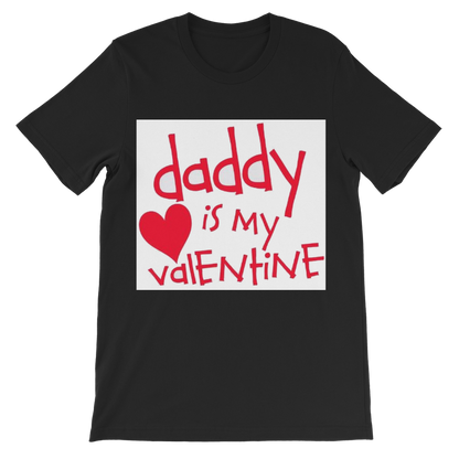 Daddy's my Valentine Classic Kids T-Shirt - DirectlyPersonalised