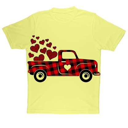 Love Truck Sublimation Performance Adult T-Shirt - DirectlyPersonalised