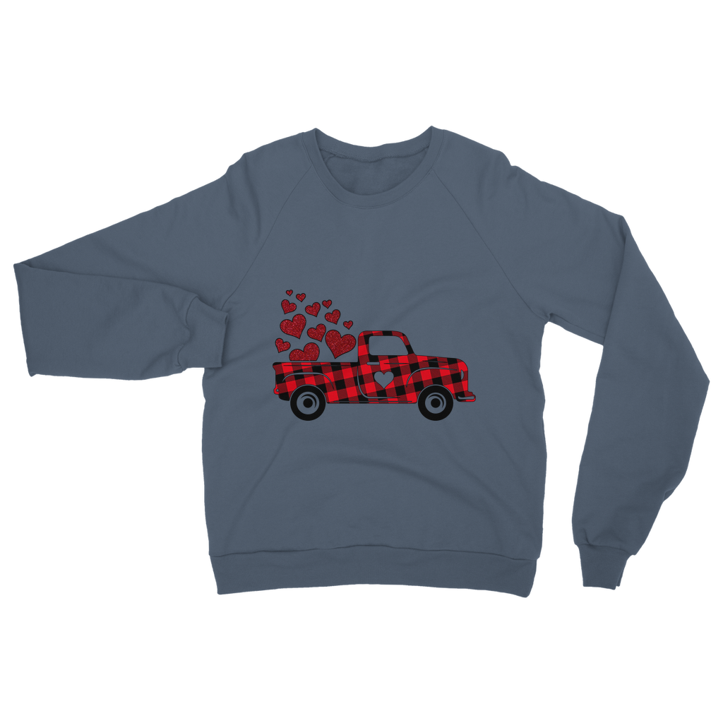Love Truck Classic Adult Sweatshirt - DirectlyPersonalised