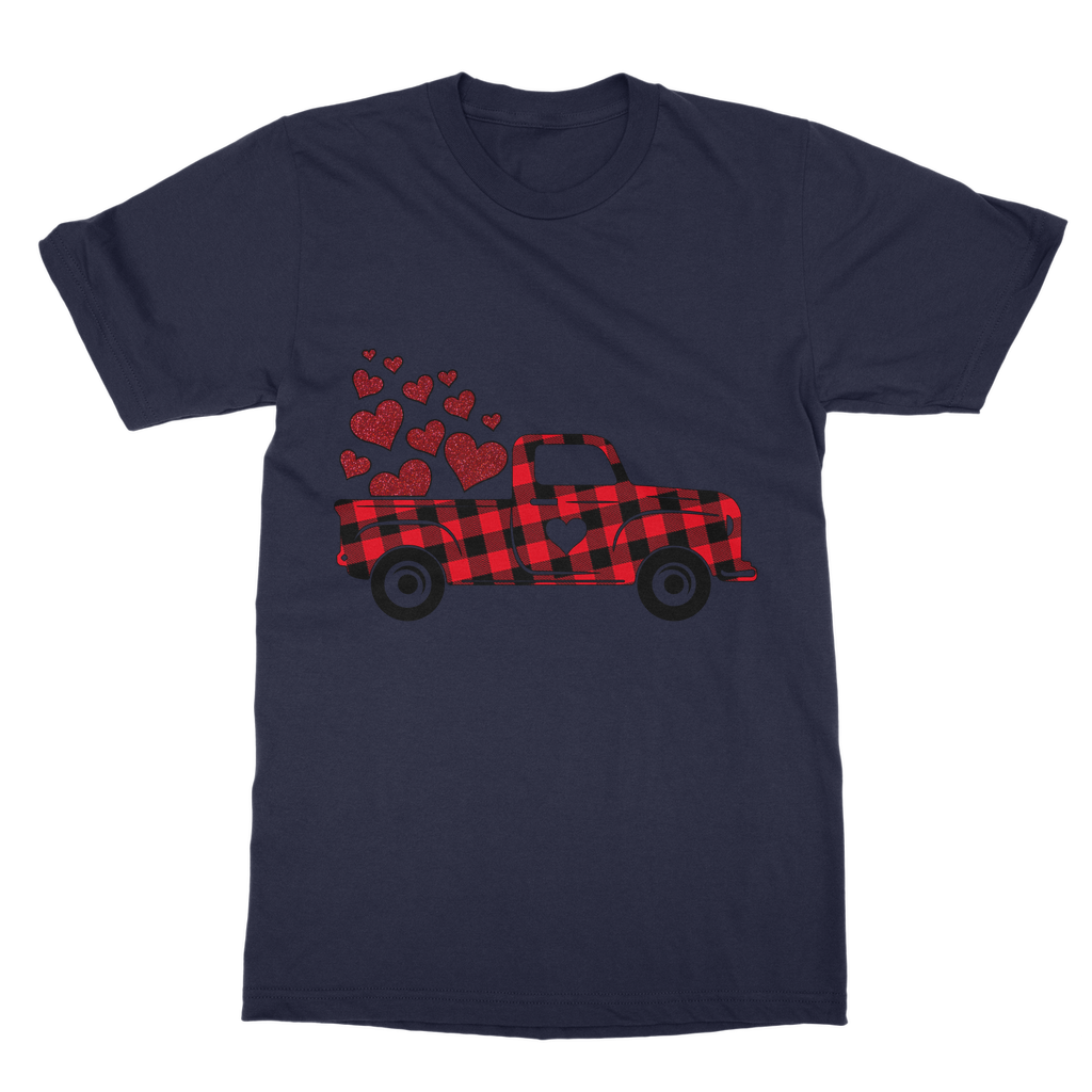 Love Truck Classic Heavy Cotton Adult T-Shirt - DirectlyPersonalised