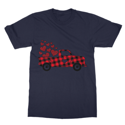 Love Truck Classic Heavy Cotton Adult T-Shirt - DirectlyPersonalised