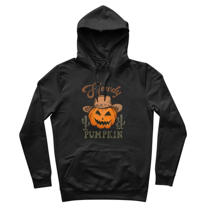 HOWDY PUMPKIN 100% Organic Cotton Hoodie - DirectlyPersonalised