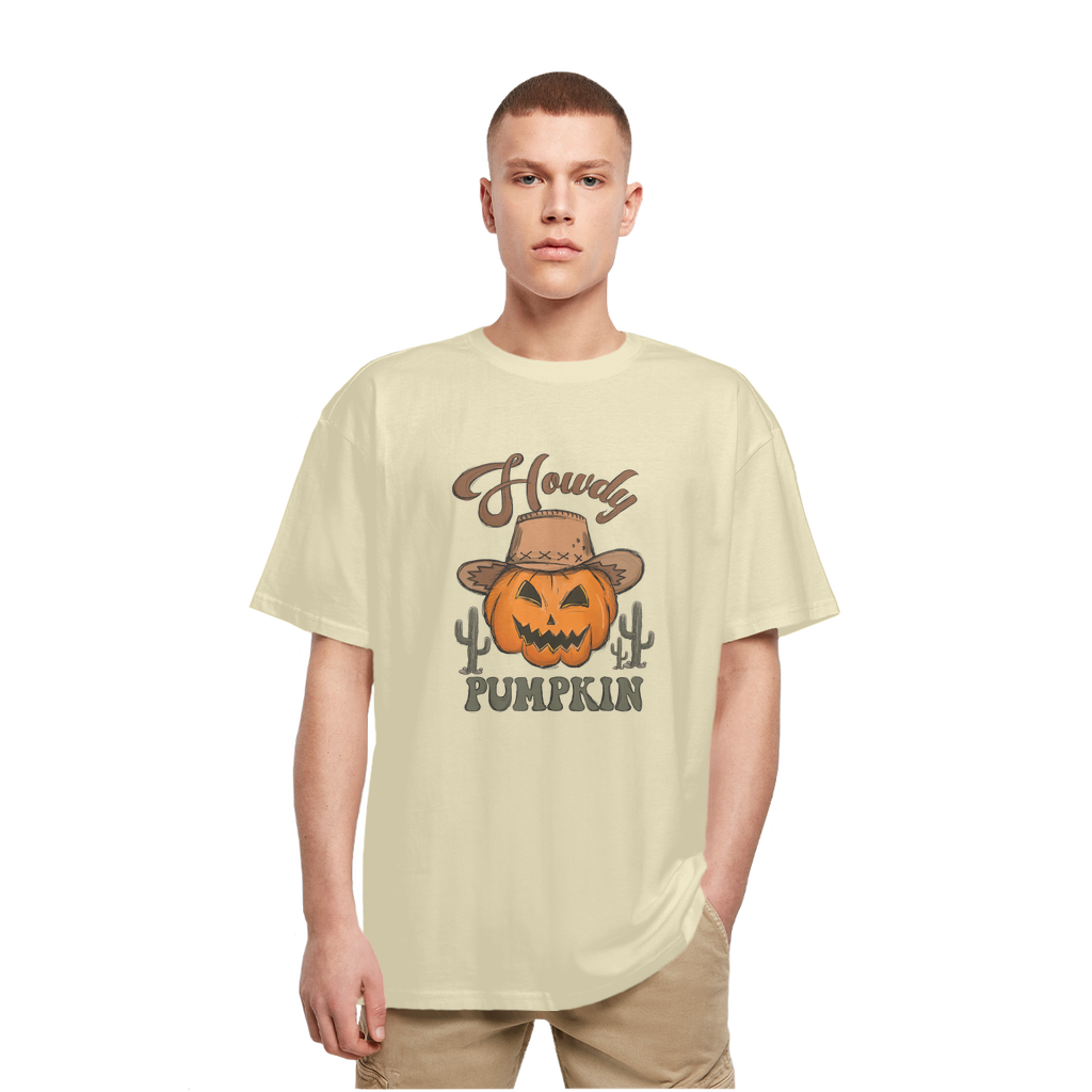 HOWDY PUMPKIN Heavy Oversized T-Shirt - DirectlyPersonalised