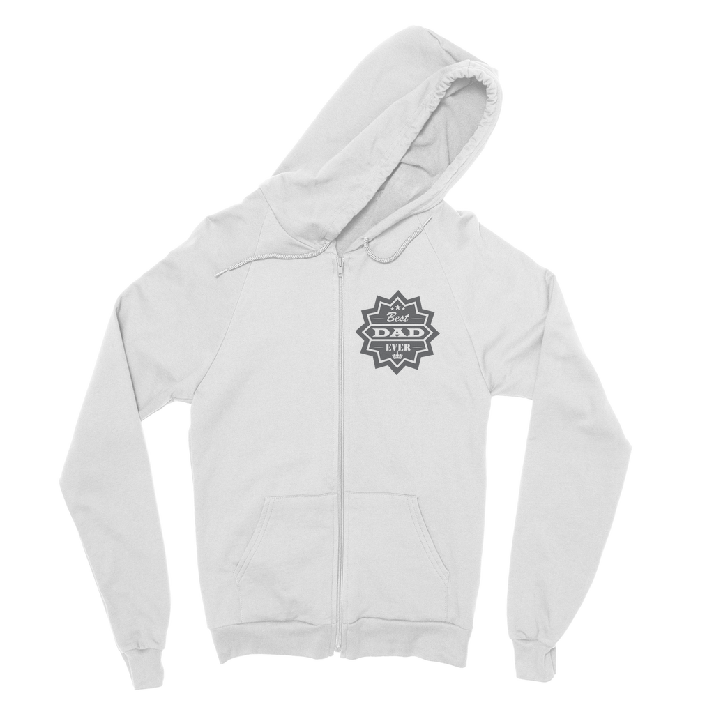 Best Dad Ever Classic Adult Zip Hoodie - DirectlyPersonalised