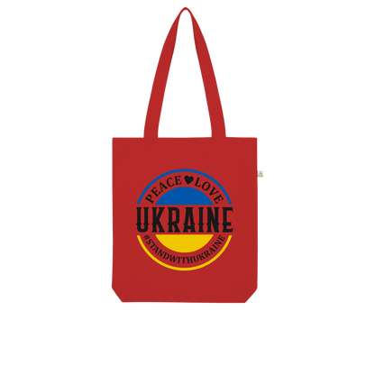 STAND WITH UKRAINE Organic Tote Bag - DirectlyPersonalised
