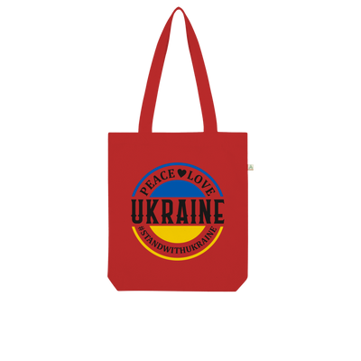 STAND WITH UKRAINE Organic Tote Bag