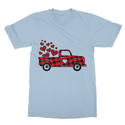 Love Truck Classic Heavy Cotton Adult T-Shirt - DirectlyPersonalised