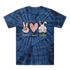 PEACE LOVE EASTER Tonal Spider Tie-Dye T-Shirt