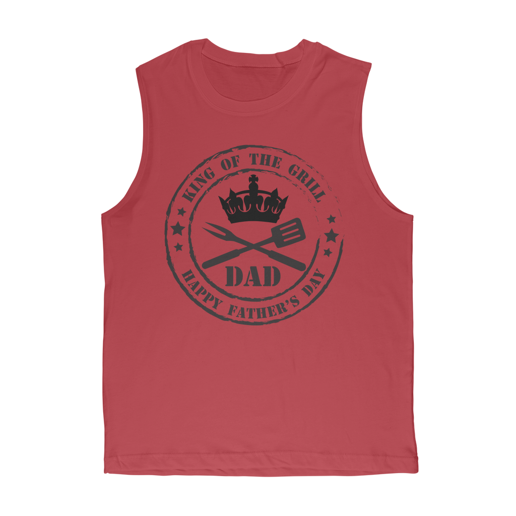 King of the Grill Classic Adult Muscle Top - DirectlyPersonalised