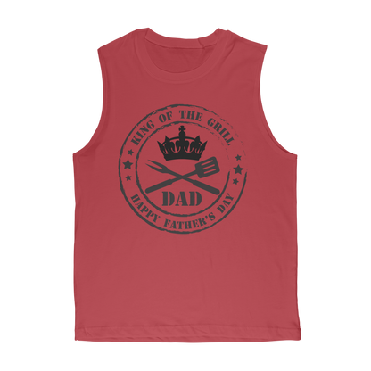 King of the Grill Classic Adult Muscle Top - DirectlyPersonalised