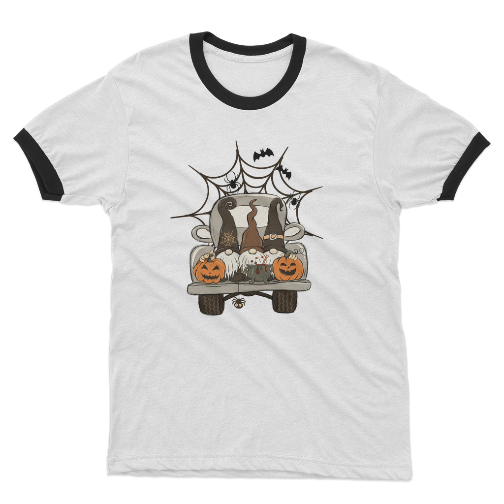 LETS GET SPOOKY Adult Ringer T-Shirt - DirectlyPersonalised