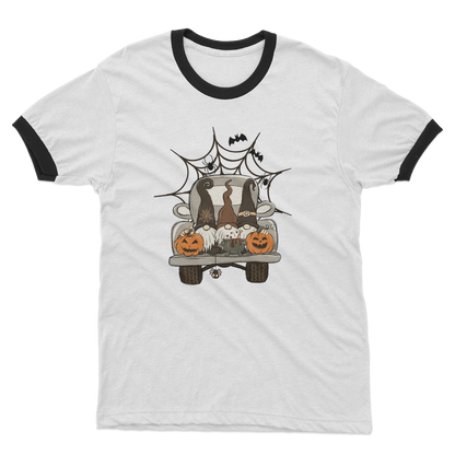 LETS GET SPOOKY Adult Ringer T-Shirt - DirectlyPersonalised