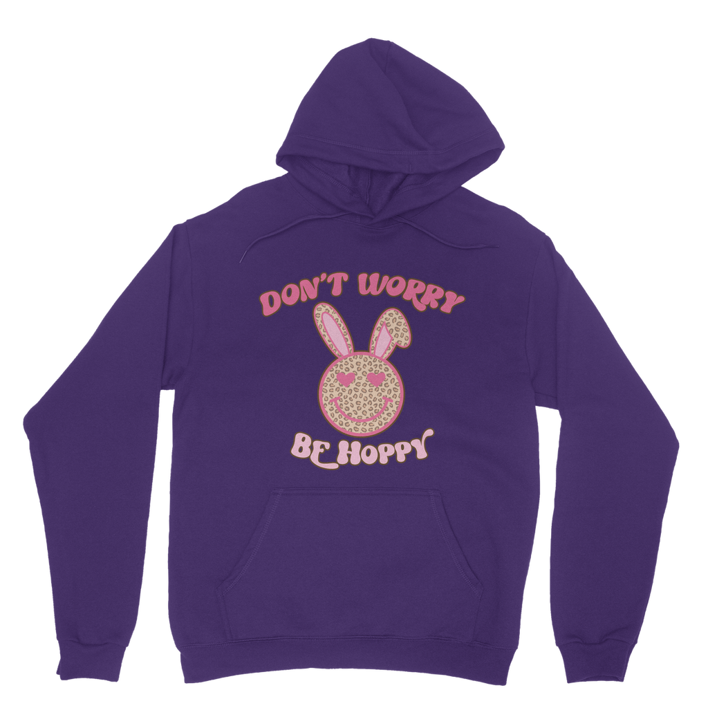 Don't worry be 'happy' Classic Adult Hoodie - DirectlyPersonalised