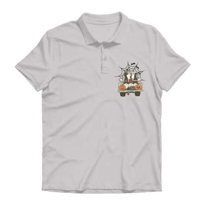 LETS GET SPOOKY Premium Adult Polo Shirt - DirectlyPersonalised
