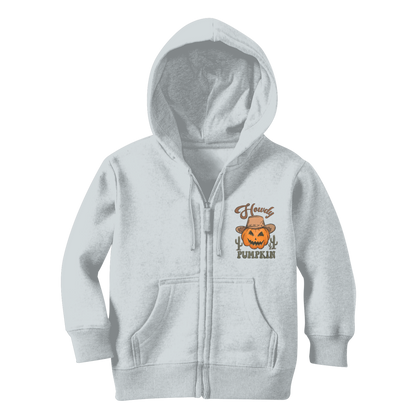 HOWDY PUMPKIN Classic Kids Zip Hoodie - DirectlyPersonalised