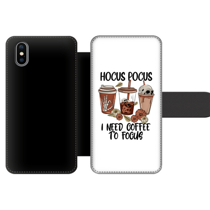 HOCUS POCUS -COFFEE DESIGN Front Printed Wallet Cases - DirectlyPersonalised
