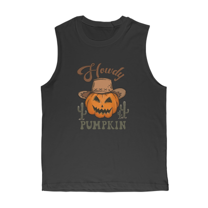 HOWDY PUMPKIN Premium Adult Muscle Top - DirectlyPersonalised