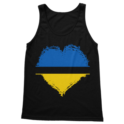 HEARTS WITH UKRAINE Classic Adult Vest Top - DirectlyPersonalised