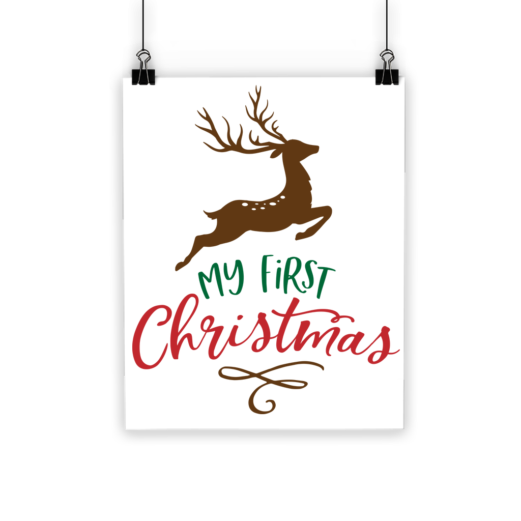 My First Christmas Colour Classic Poster - DirectlyPersonalised