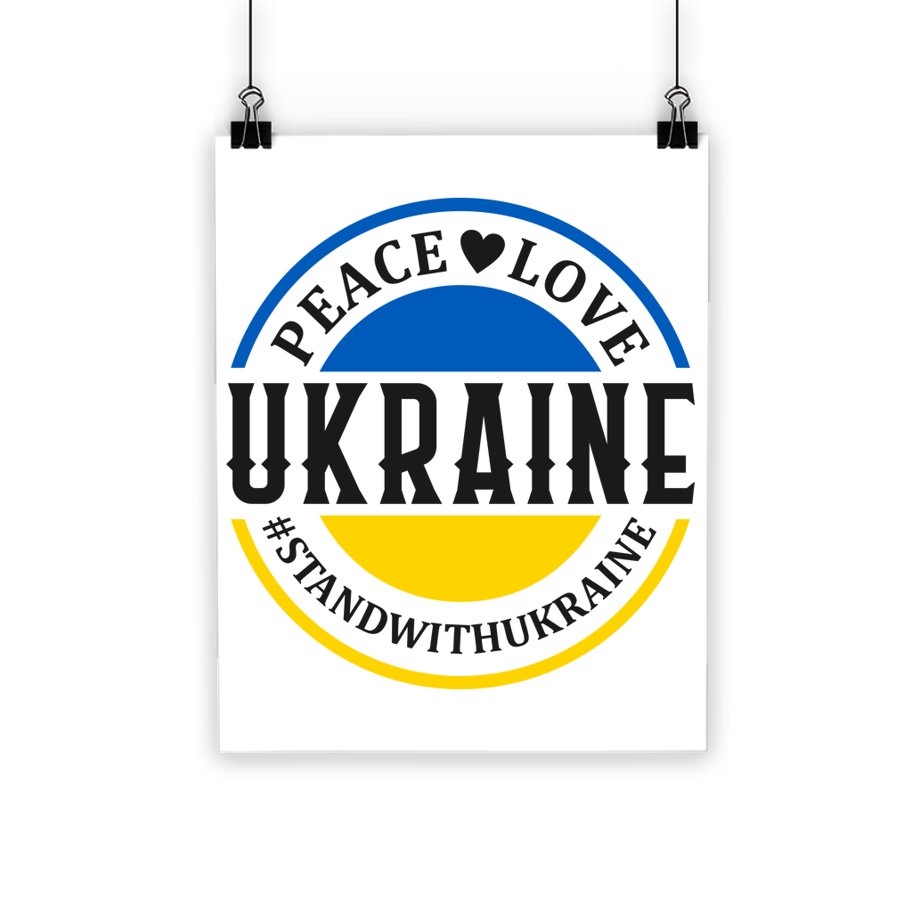 STAND WITH UKRAINE Classic Poster - DirectlyPersonalised