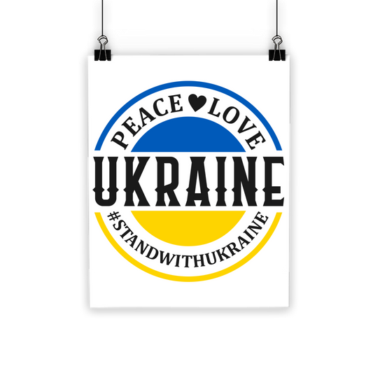 STAND WITH UKRAINE Classic Poster - DirectlyPersonalised