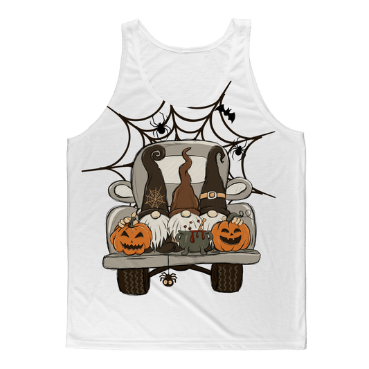 LETS GET SPOOKY Classic Sublimation Adult Tank Top - DirectlyPersonalised