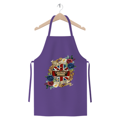 GOD SAVE THE KING Premium Jersey Apron - DirectlyPersonalised