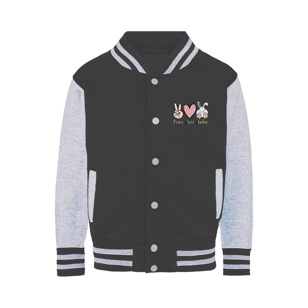 PEACE LOVE EASTER Varsity Jacket - DirectlyPersonalised