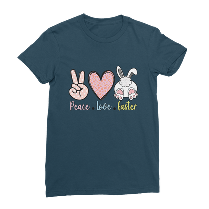 PEACE LOVE EASTER Classic Women's T-Shirt - DirectlyPersonalised