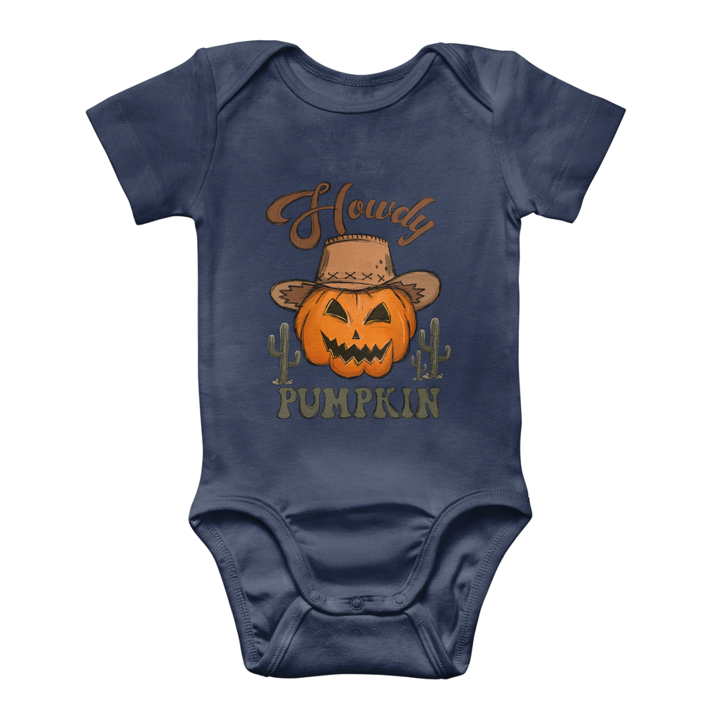HOWDY PUMPKIN Classic Baby Onesie Bodysuit - DirectlyPersonalised