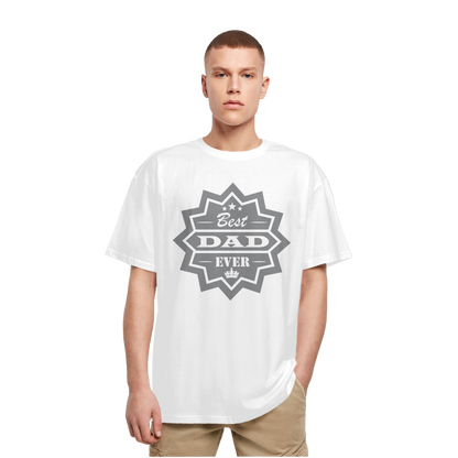 Best Dad Ever Heavy Oversized T-Shirt - DirectlyPersonalised