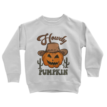 HOWDY PUMPKIN Classic Kids Sweatshirt - DirectlyPersonalised