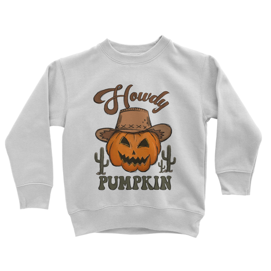 HOWDY PUMPKIN Classic Kids Sweatshirt - DirectlyPersonalised