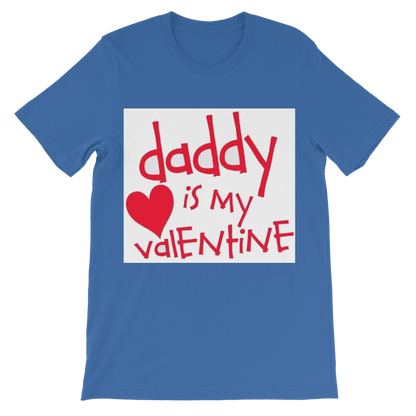 Daddy's my Valentine Classic Kids T-Shirt - DirectlyPersonalised