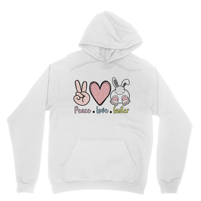 PEACE LOVE EASTER Classic Adult Hoodie - DirectlyPersonalised
