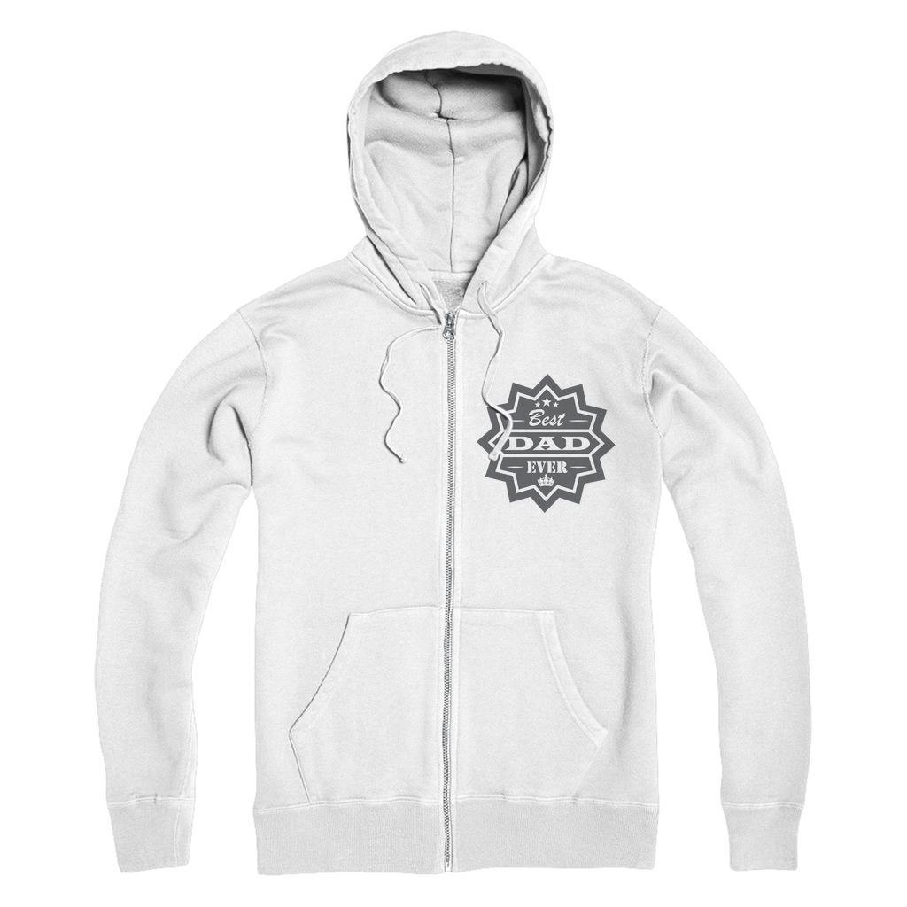 Best Dad Ever Premium Adult Zip Hoodie - DirectlyPersonalised
