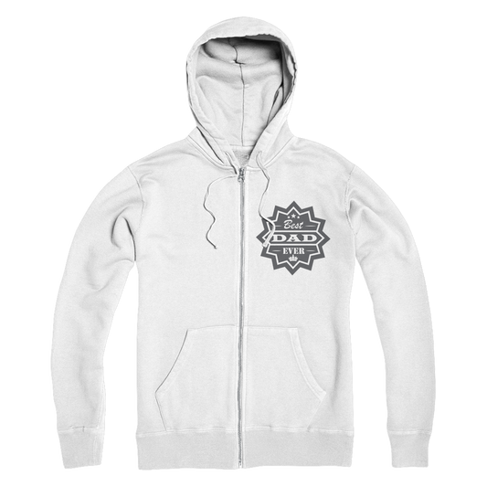 Best Dad Ever Premium Adult Zip Hoodie - DirectlyPersonalised