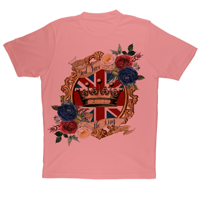 GOD SAVE THE KING Sublimation Performance Adult T-Shirt - DirectlyPersonalised