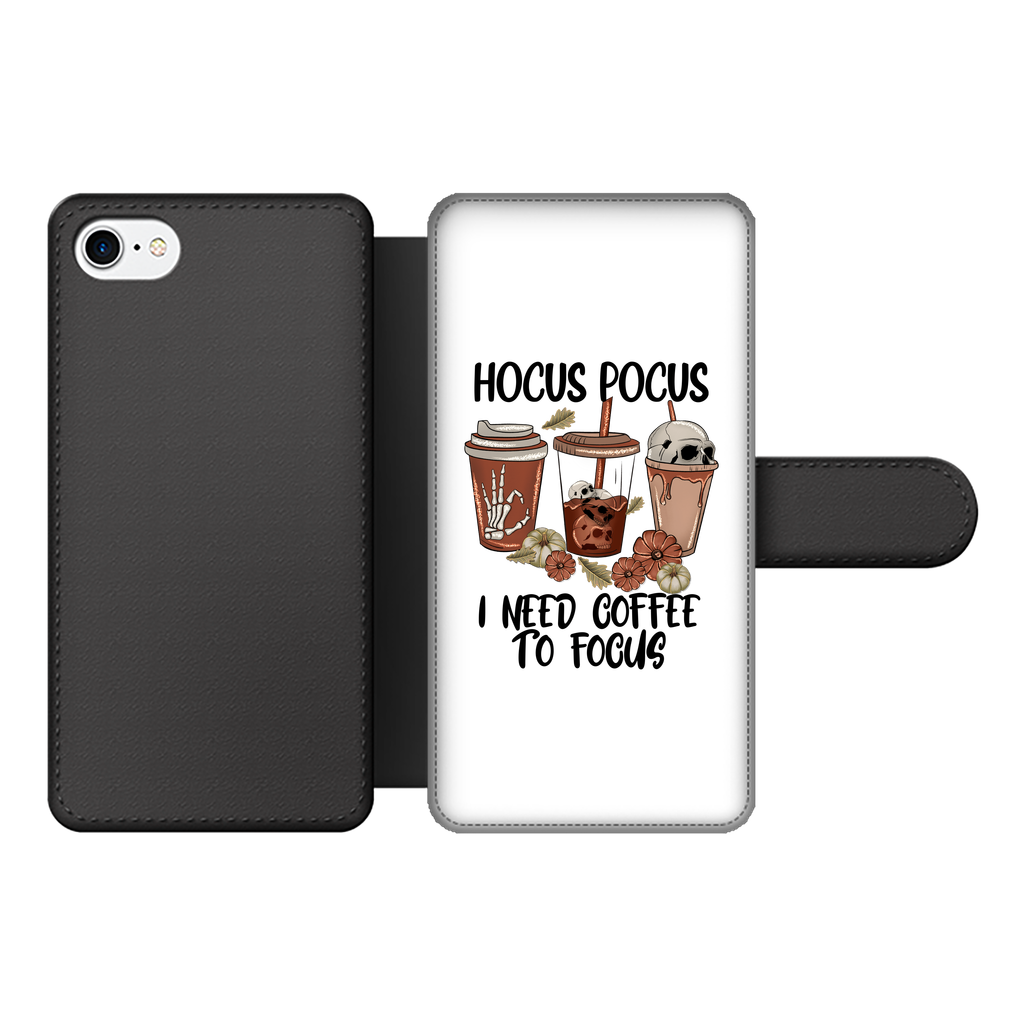 HOCUS POCUS -COFFEE DESIGN Front Printed Wallet Cases - DirectlyPersonalised