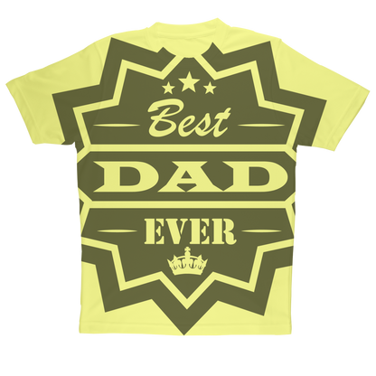 Best Dad Ever Sublimation Performance Adult T-Shirt - DirectlyPersonalised