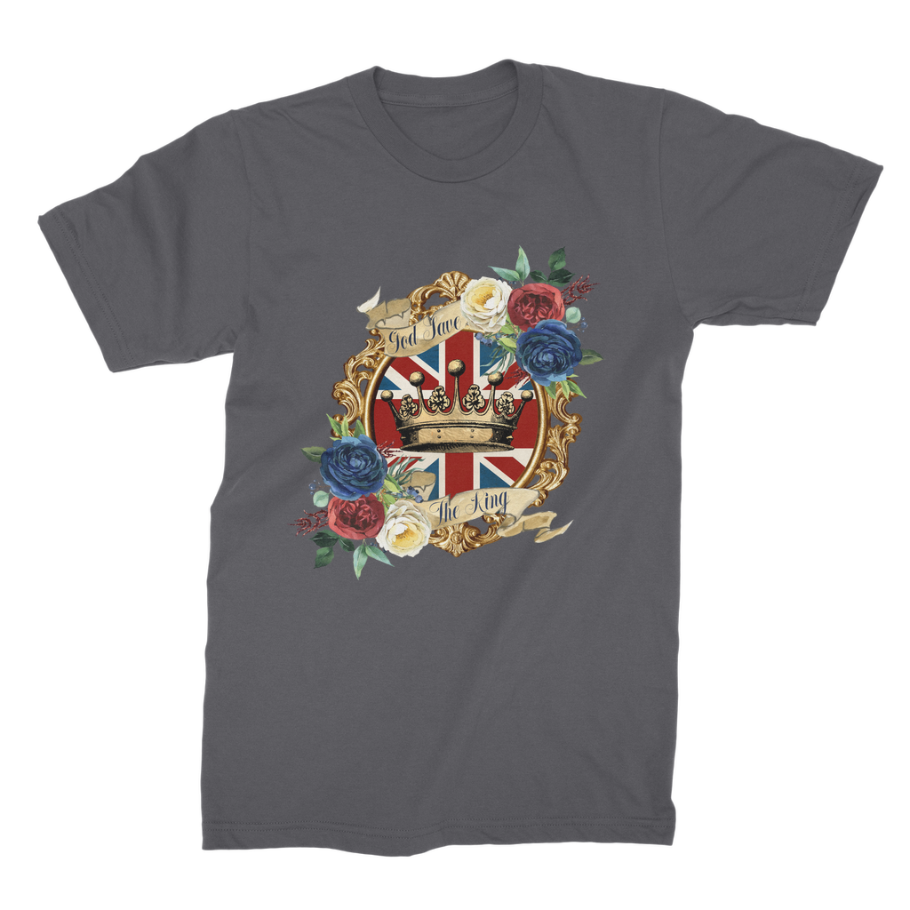 GOD SAVE THE KING Premium Jersey Men's T-Shirt - DirectlyPersonalised
