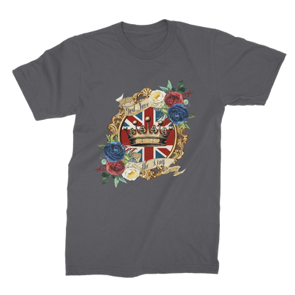 GOD SAVE THE KING Premium Jersey Men's T-Shirt - DirectlyPersonalised