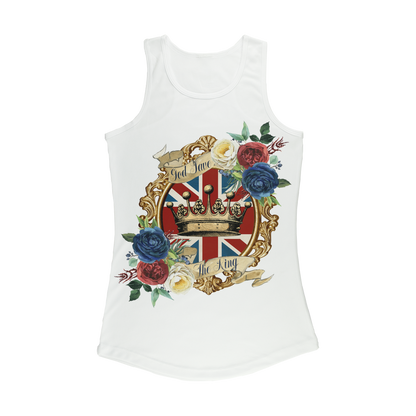 GOD SAVE THE KING Women Performance Tank Top - DirectlyPersonalised
