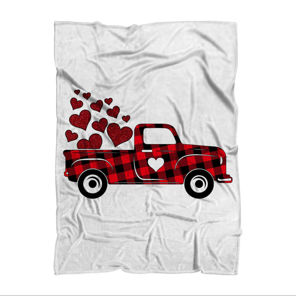 Love Truck Premium Sublimation Adult Blanket