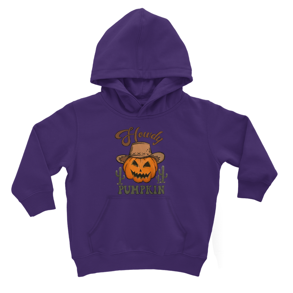 HOWDY PUMPKIN Classic Kids Hoodie - DirectlyPersonalised