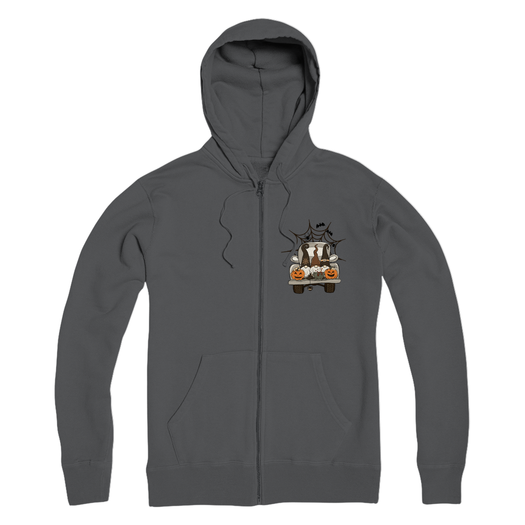 LETS GET SPOOKY Premium Adult Zip Hoodie - DirectlyPersonalised