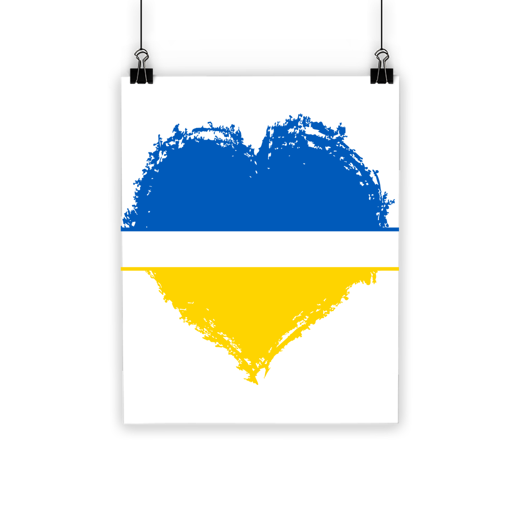 HEARTS WITH UKRAINE Classic Poster - DirectlyPersonalised
